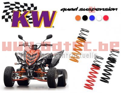 Kit ressorts K&W suspension pour quads sportif avec 3 amortisseurs (RESSORTS...